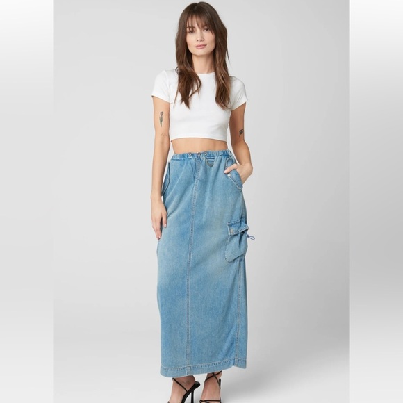 Free People x BlankNYC Maxi Skirt - Picture 5 of 6